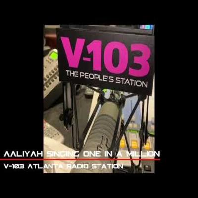 Embedded thumbnail for Aaliyah Singing One In A Million On V-103 Atlanta